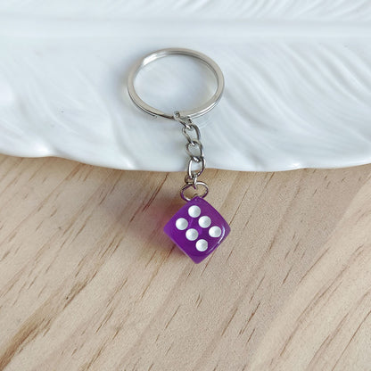 Creative Small Size Dice Keychain DIY Bag Bag Charm 5799453b d60a 45bd 9631 3cef17d40f86
