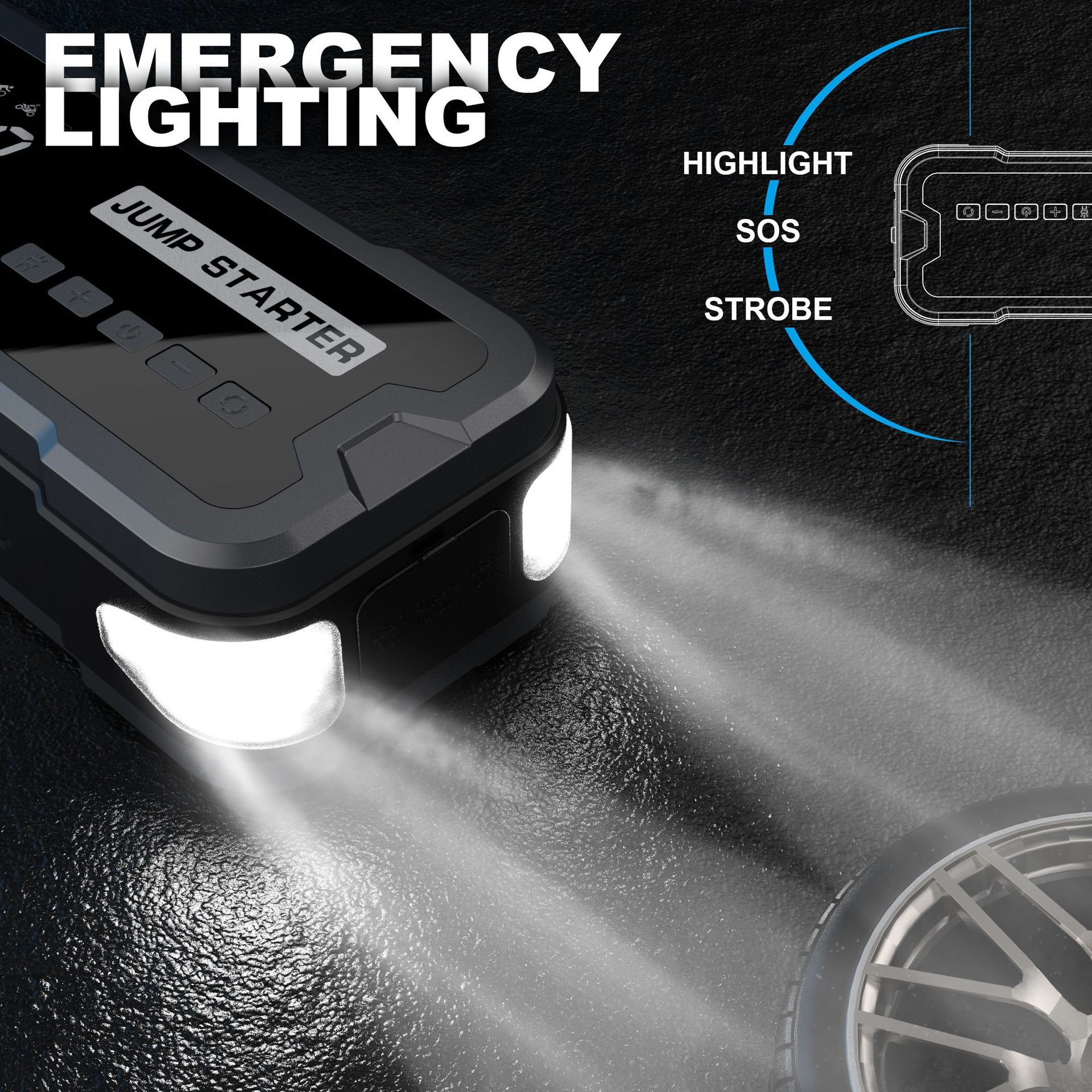 Automobile Emergency Start Power Source Car Built-in Inflatable 579f1805 c3cf 4e6b b2e1 0c149907a3e2