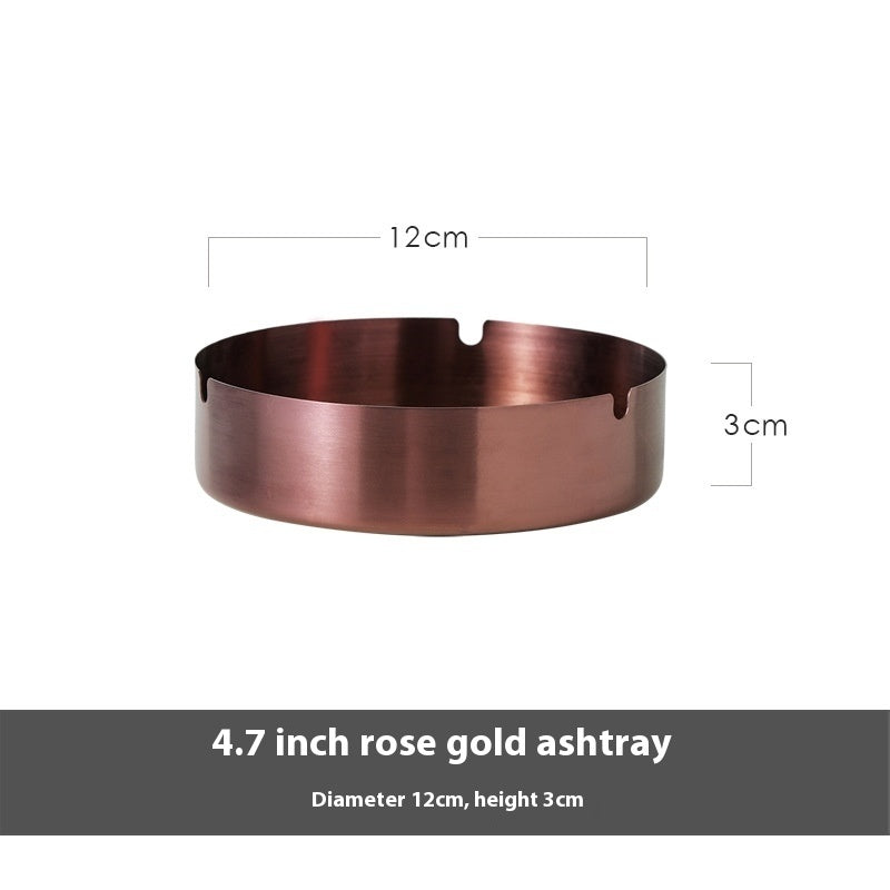 Simple Thickened Practical Stainless Steel Ash Tray 57ab9dd9 ecf7 4f8d a20b 26b0a65194b9