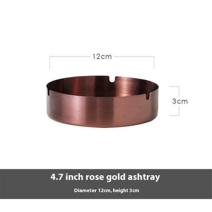 Simple Thickened Practical Stainless Steel Ash Tray 57ab9dd9 ecf7 4f8d a20b 26b0a65194b9