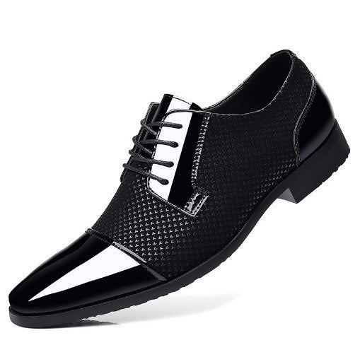 Breathable And Wearable Men's British Korean Pointed Leather Shoes 57c45ef1 f5a2 4e63 98ad a1e561df7edc