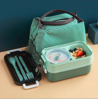 304 Stainless steel double-layer lunch box - HD Wireless Product #11