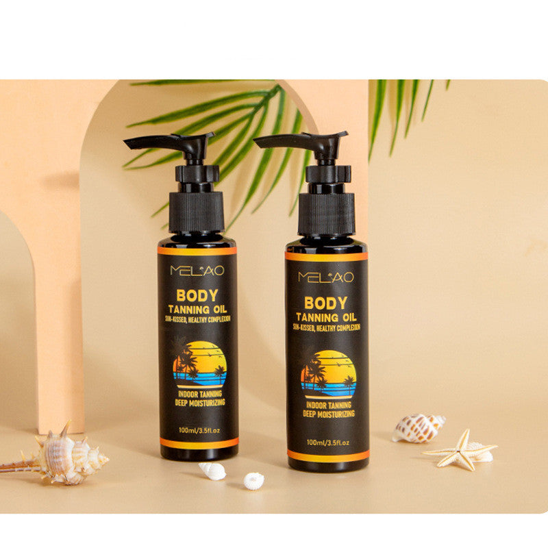 Sun Tanning Essential Oil Sun-free Wheat-colored Bronze Black Oil Sunbath 57cc6610 9826 4d3f 802a 0ae635c0d671