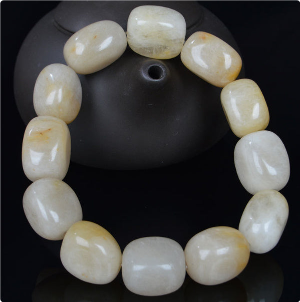 Jade Pebble Bracelet Natural Gobi 57cf00cb fc38 4268 8e1d 75c6af985469