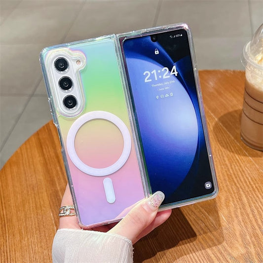 Colorful Magnetic Phone Case Drop-resistant Protective Cover - 图片 1