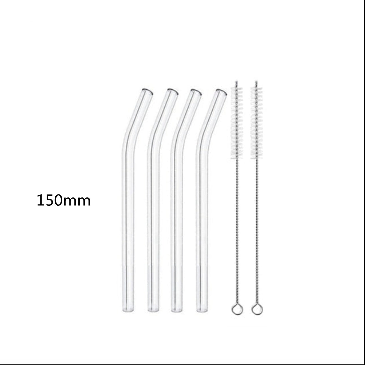 Glass Straws, Pearl Milk Tea Coarse Drinking Straws, Non-disposable Transparent Water Cups, Long Straws 580788fc 2ce7 4951 9d