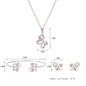 Three-piece Set Of New Butterfly Diamond Jewelry 58133986 2c6f 495c b544 3d3a7151a3d2