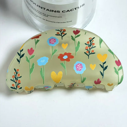 Frosted Hair Clip Flower Fashion 5823faf7 34f1 4166 b25d d4f02fbdbe1f