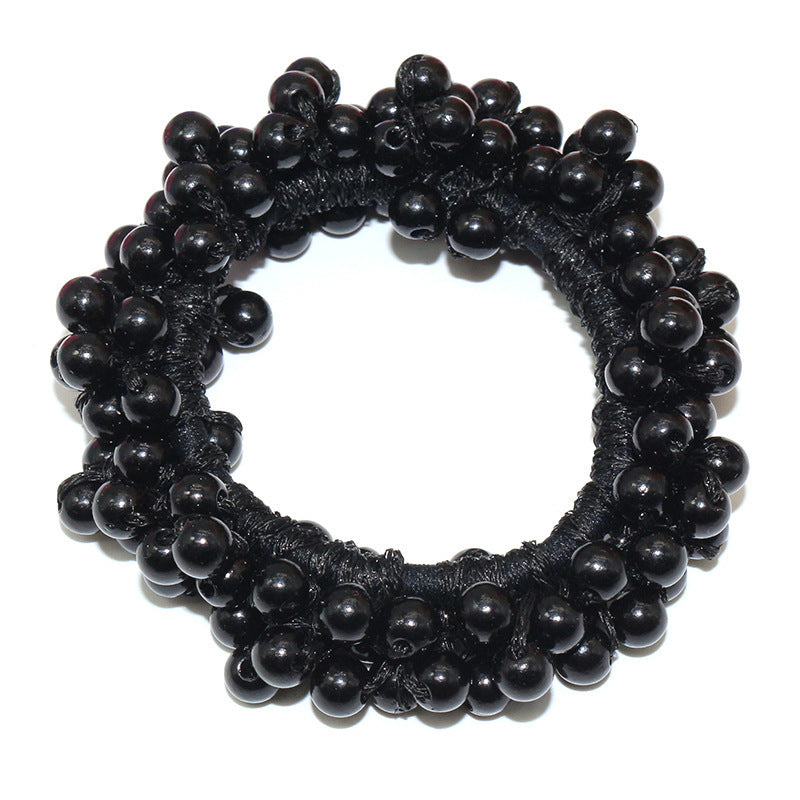 Handmade Crochet Rubber Band Hair Tie Pearl 5835fcdd 306f 4f26 b85b 83b2dd0af0e6