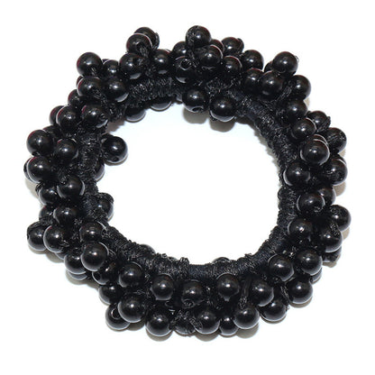 Handmade Crochet Rubber Band Hair Tie Pearl 5835fcdd 306f 4f26 b85b 83b2dd0af0e6