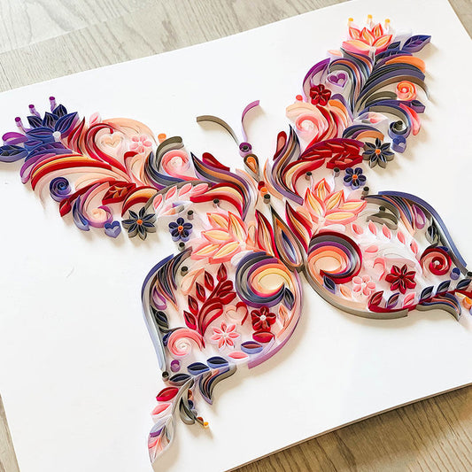 A4 Butterfly Quilling Paper Handmade Diy Material Package - HD Wireless Product #1