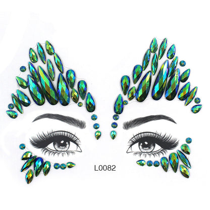 Women's Fashion Party Decoration Face Stickers 583bfb0e 8b12 4c3a b38a 9037485589f6