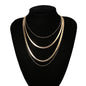 Personalized multi layer snake bone chain 585125724396