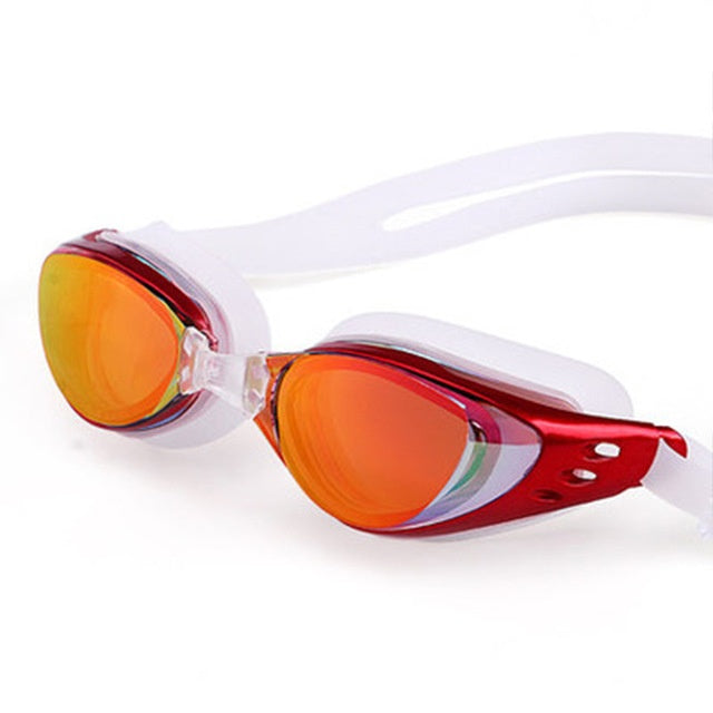 Large frame plating diving swimming goggles 585635824943