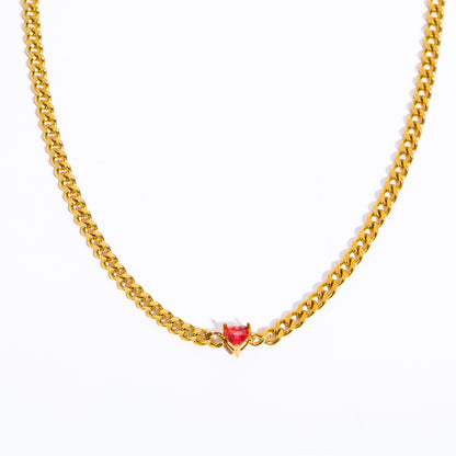 Heavy Industry Cuban Chain Love Necklace 586c58f7 8b00 4407 8674 3ed7f98d1842