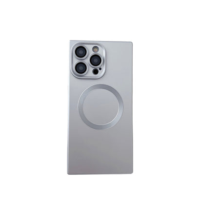 Solid Color Square Magnetic Phone Case - 图片 5