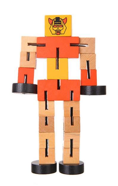 wooden robot toys 588642383499