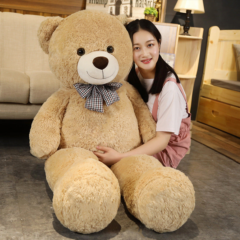 Large Teddy Bear Doll Hug Bow Tie Bear Plush Toy 589868737730