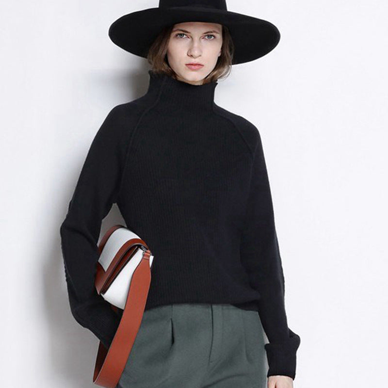 Women's high neck cashmere sweater 5899114304756