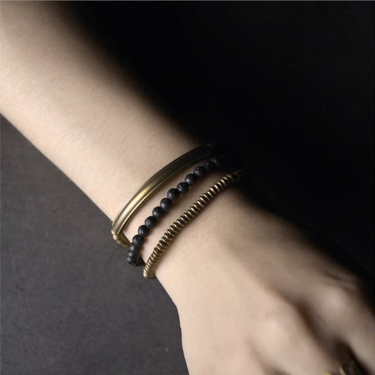 Personality Multi-layer Bracelet Female Design Volcanic Rock Retro 58a9bef4 5a51 437b a520 21228fe4e74e