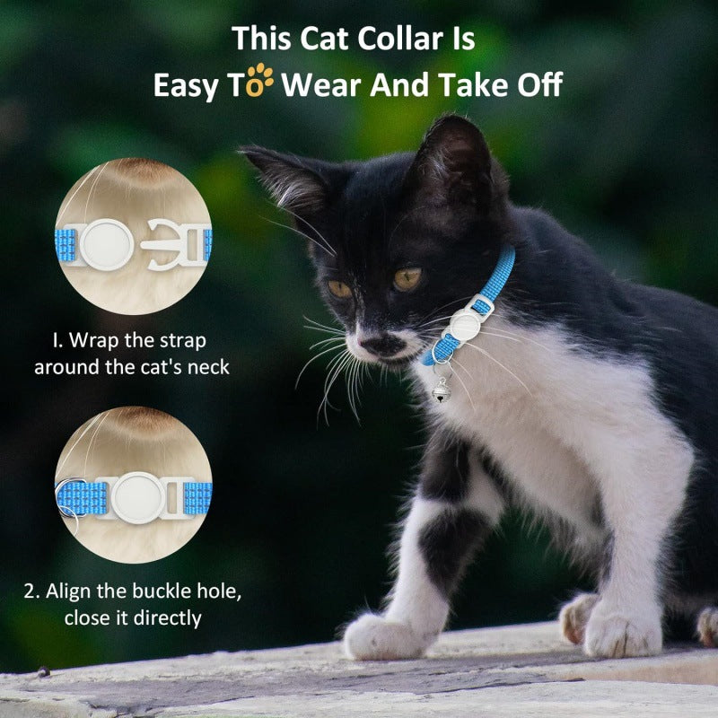 Pets Comfortable Breathable Nylon Cat Collar Pet Products