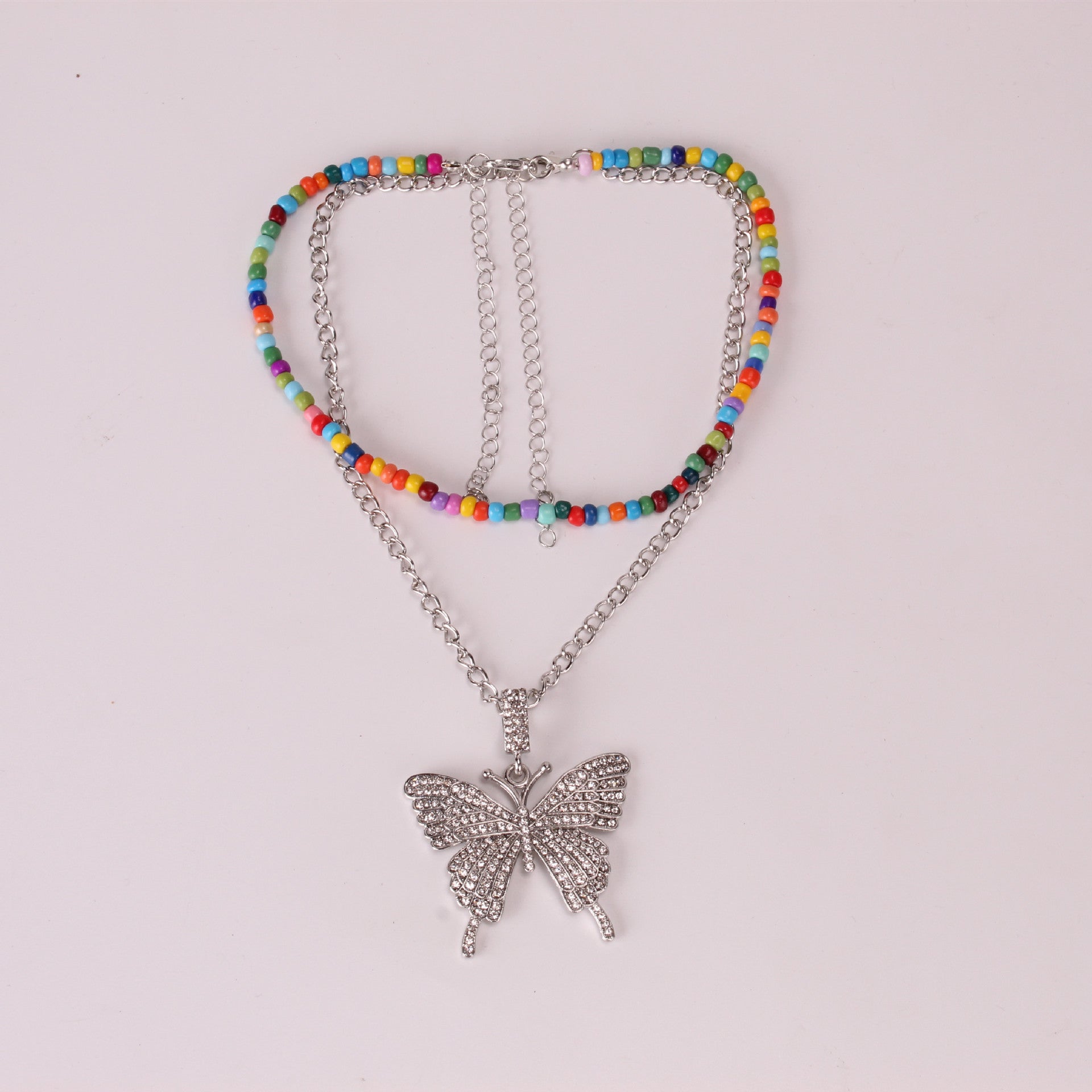 Simple Bead Suit Necklace Big Bowknot 58fdb9da 2571 40ef 997b c726b576ec0f
