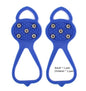 Unisex Men 5 Teeth Ice Gripper For Shoes Crampons Ice Gripper Spike Grips Cleats For Snow Studs Non-Slip Climbing Hiking Cove