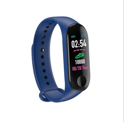 Compatible With , Smart Bracelet Heart Rate And Blood Pressure Exercise Meter Step Information Push Smart Reminder Color Brac