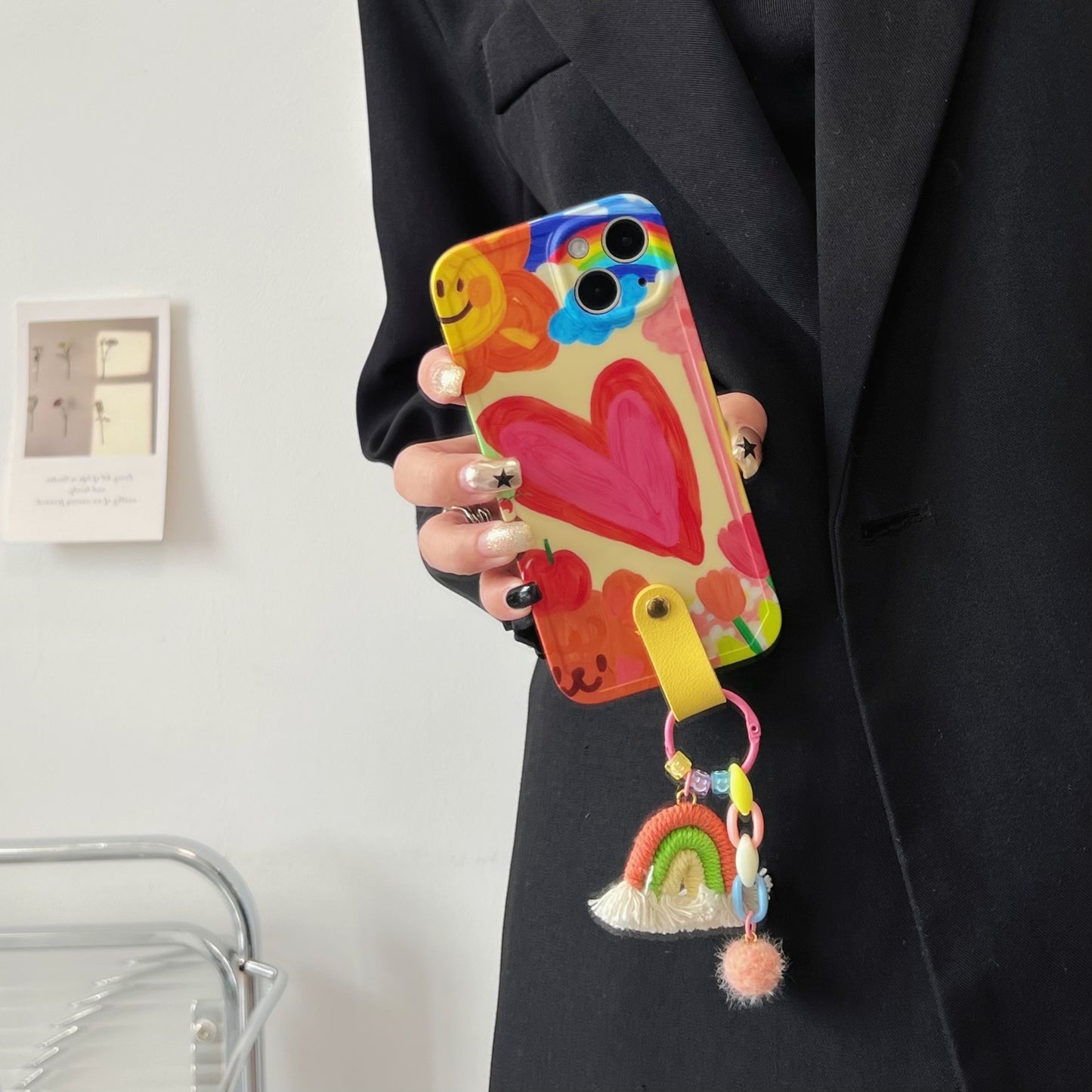 Graffiti Love Rainbow Crossbody New Creative Soft Shell - 图片 1