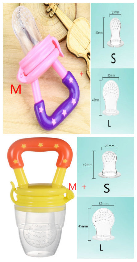 New Baby Silicone Pacifier, Encapsulated To Soothe Complementary Food Feeding Artifact 591776798618