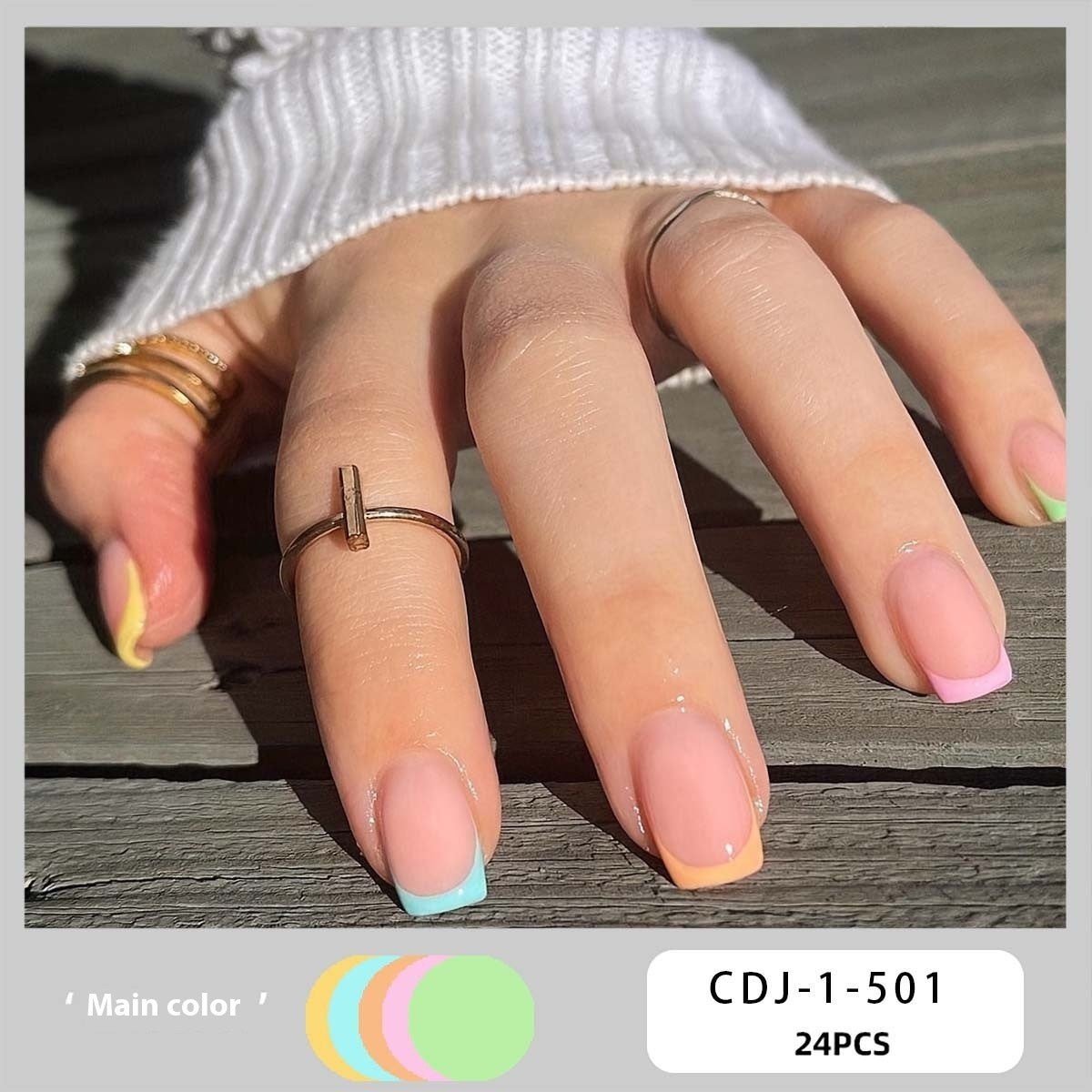 Women's European, American And French Style Pieces Fake Nail Patch 591fca24 eea2 41a1 9062 14d208349ed9 trans