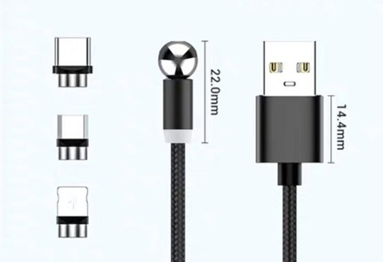 Compatible with  , 360 degree rotation of magnetic charging cable - 图片 6