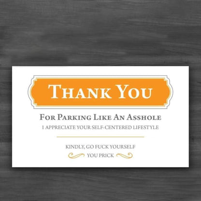 Illegal Parking Reminder Card Middle Finger Card 593be29a 39c6 4d7e 83b5 99ce7693276a