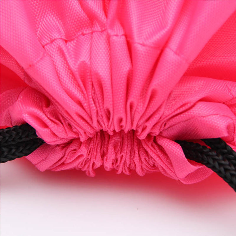 Nylon Drawstring Bag Drawstring Backpack Bag 594144166702
