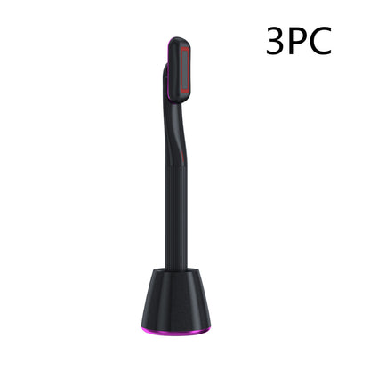 New Upgraded 360 Degrees Rotary Eye Massage Therapeutic Warmth Face Massage Red LED Light 5-in-1 Skincare Tool Wand 595e02ab 