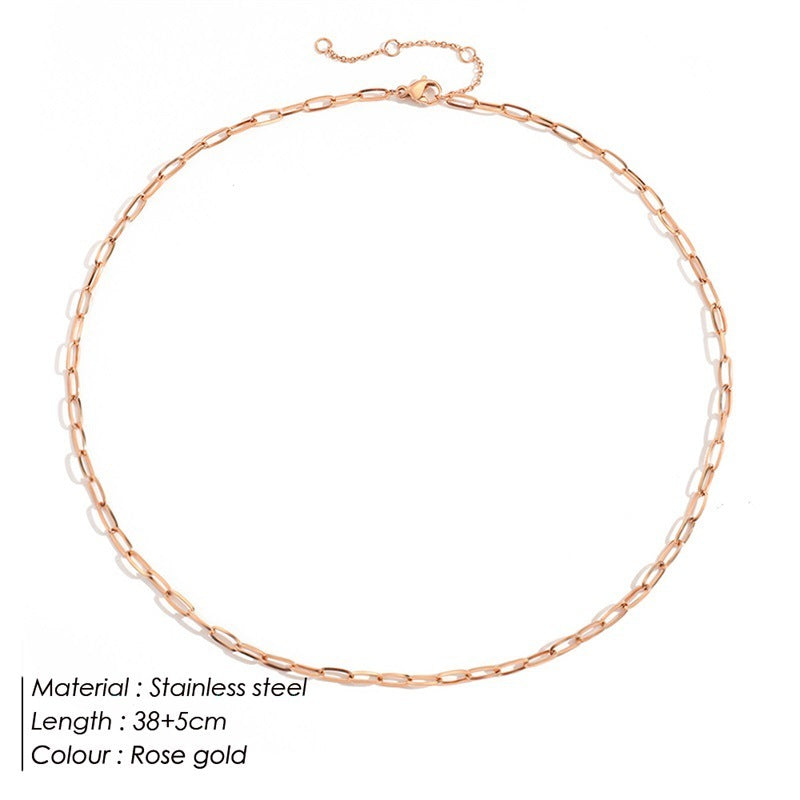 Nadia Paperclip Chain Necklace 5976f1ad cd72 40c2 ac95 722e428c6c23