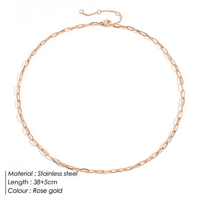Nadia Paperclip Chain Necklace 5976f1ad cd72 40c2 ac95 722e428c6c23