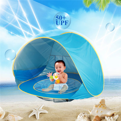 Baby Beach Tent Kids Outdoor Camping Easy Fold Up Waterproof  Up Sun Awning Tent UV-protecting 597703404276