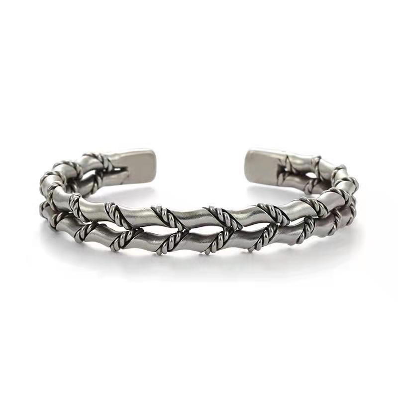 Hand-woven Double Bamboo Bracelet 59773fa8 a0d6 4ba7 ab5b d212ece99f26