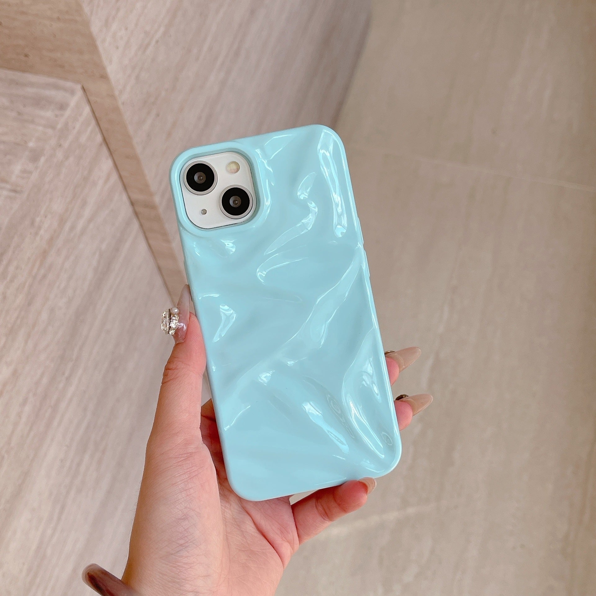 Electroplating Three-dimensional Pleated Pattern Shell Advanced Sense - 图片 4