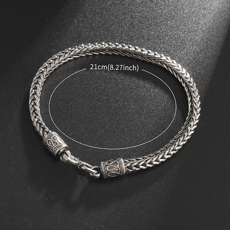 Men's Retro Stainless Steel Ins Style Personalized Bracelet 59ad02aa c377 4a8b bf36 af2aede68a87
