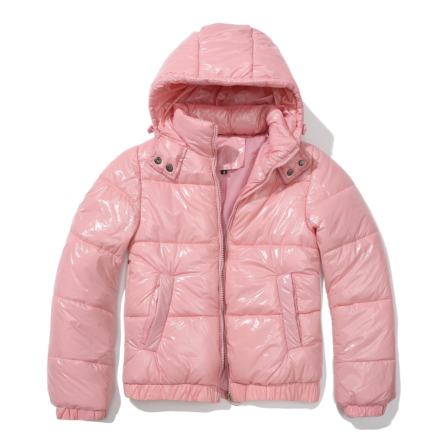 New Fall Winter Hooded Film Splash Proof Jacket Long-sleeved Cotton-padded Coat 59c98f11 7a9a 4236 89a8 05ef88c52439