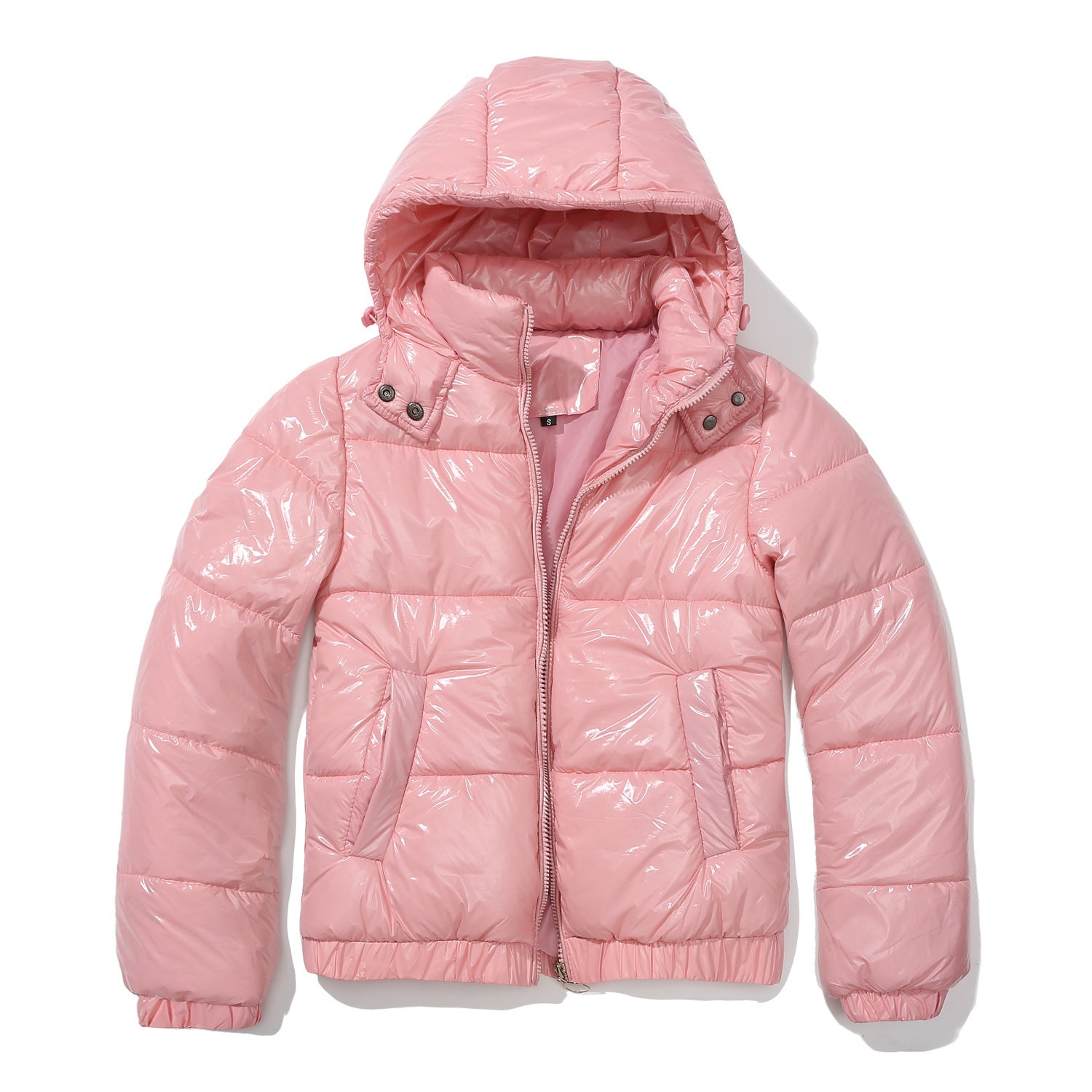 New Fall Winter Hooded Film Splash Proof Jacket Long-sleeved Cotton-padded Coat 59c98f11 7a9a 4236 89a8 05ef88c52439