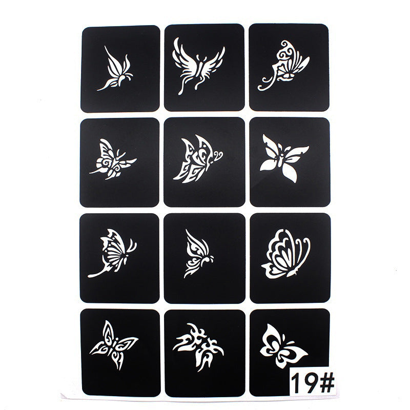 Hollow Tattoo Mold Women's Spray Paint 59dac9ce 5705 4b5d bfee f1ae096f450b