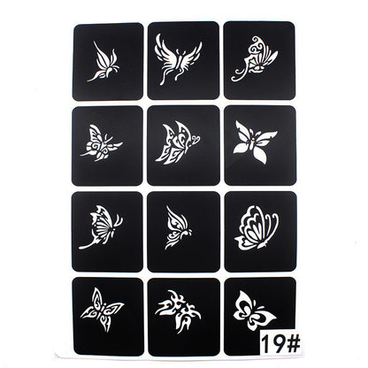 Hollow Tattoo Mold Women's Spray Paint 59dac9ce 5705 4b5d bfee f1ae096f450b