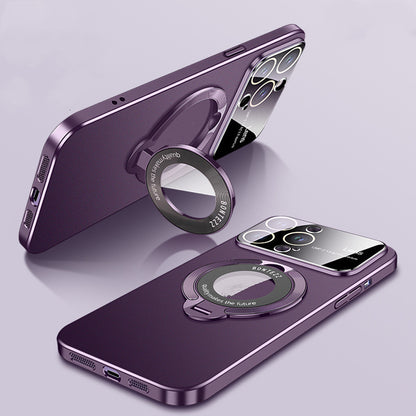 Metal Invisible Bracket Frosted Large Window Magnetic Suction Phone Case 59dffe3a 32b4 481f 908f b41e9ad79f26