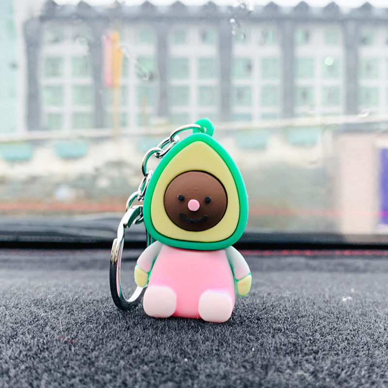 Cartoon Three-dimensional Key Chain Pendant PVC Travel Souvenir 59e6adfa ec18 4270 a7a5 0d119072c15a