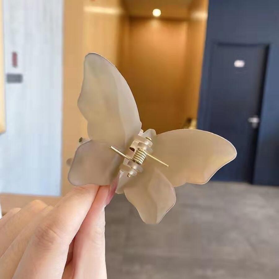 Korean Super Fairy Butterfly Hairpin Frosted Shark Headgear 59e75686 21c0 45b1 9d3b 7e2b6be510e6