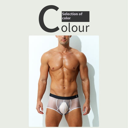 Underwear Men's Boxers Ultra-thin Transparent Ice Silk Low Waist Sexy 59f1b02a 023f 47aa ba12 6821db23d48d