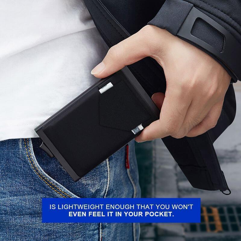 Men's Anti-theft Brushed Metal Wallet Ultra-thin 59f27595 efd4 4382 b10e 5b03c791a187